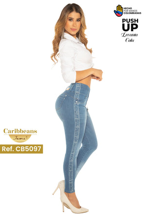 Ref. 041 -CB5097 Jean colombiano push up - Ropa Colombiana