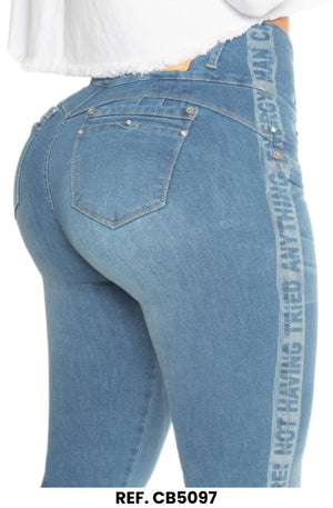 Ref. 041 -CB5097 Jean colombiano push up - Ropa Colombiana