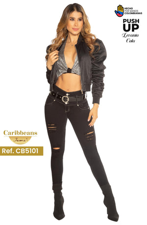 Ref. 041 -CB5101 Jean colombiano push up - Ropa Colombiana