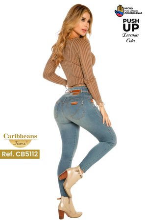Ref. 041 -CB5112 Jean colombiano push up - Ropa Colombiana
