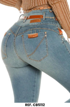Ref. 041 -CB5112 Jean colombiano push up - Ropa Colombiana