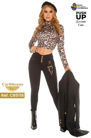 Ref. 041 -CB5118 Jean colombiano levantacola - Ropa Colombiana