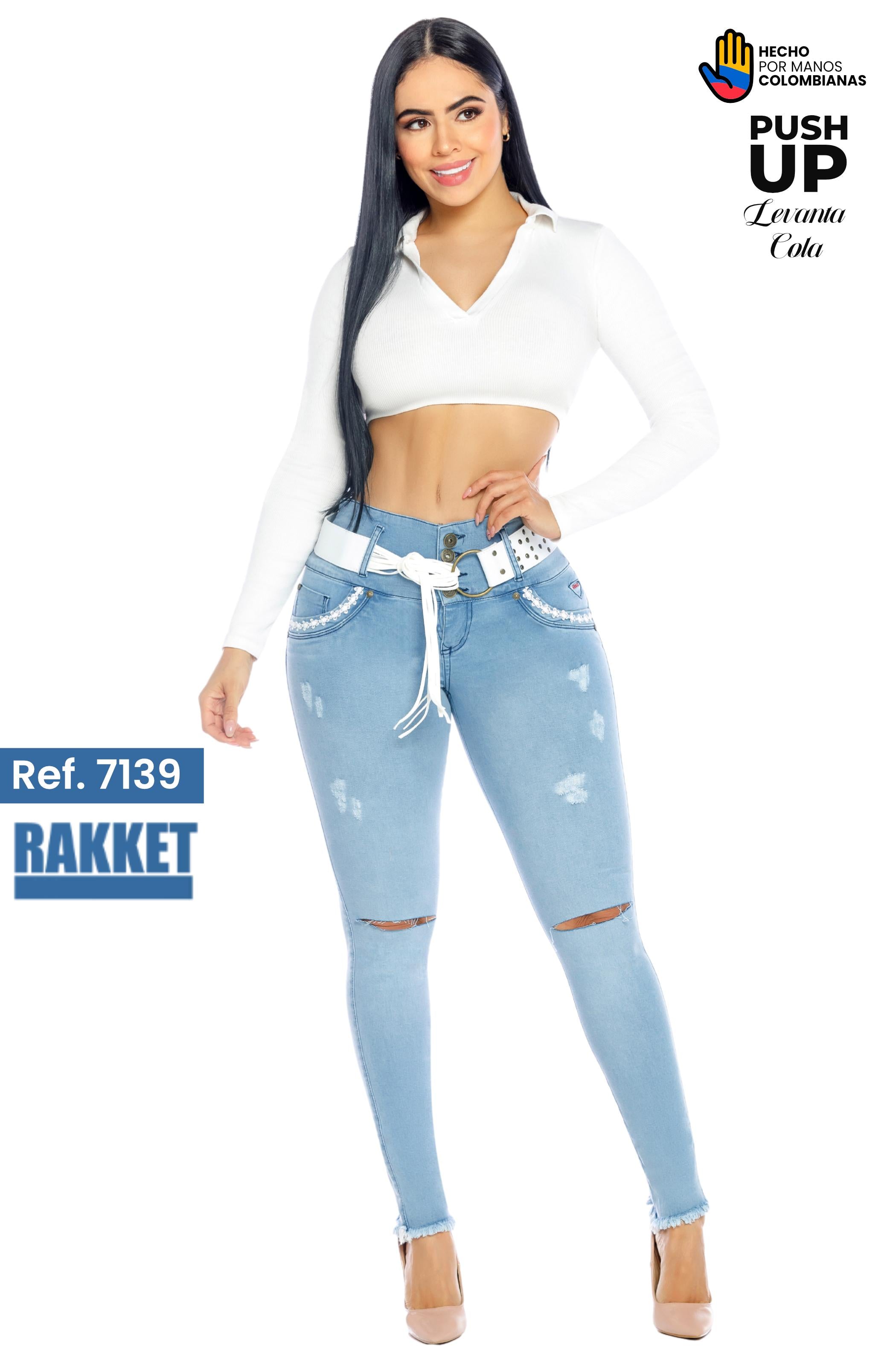 Ref. 006 -7139 Jean colombiano levantacola - Ropa Colombiana