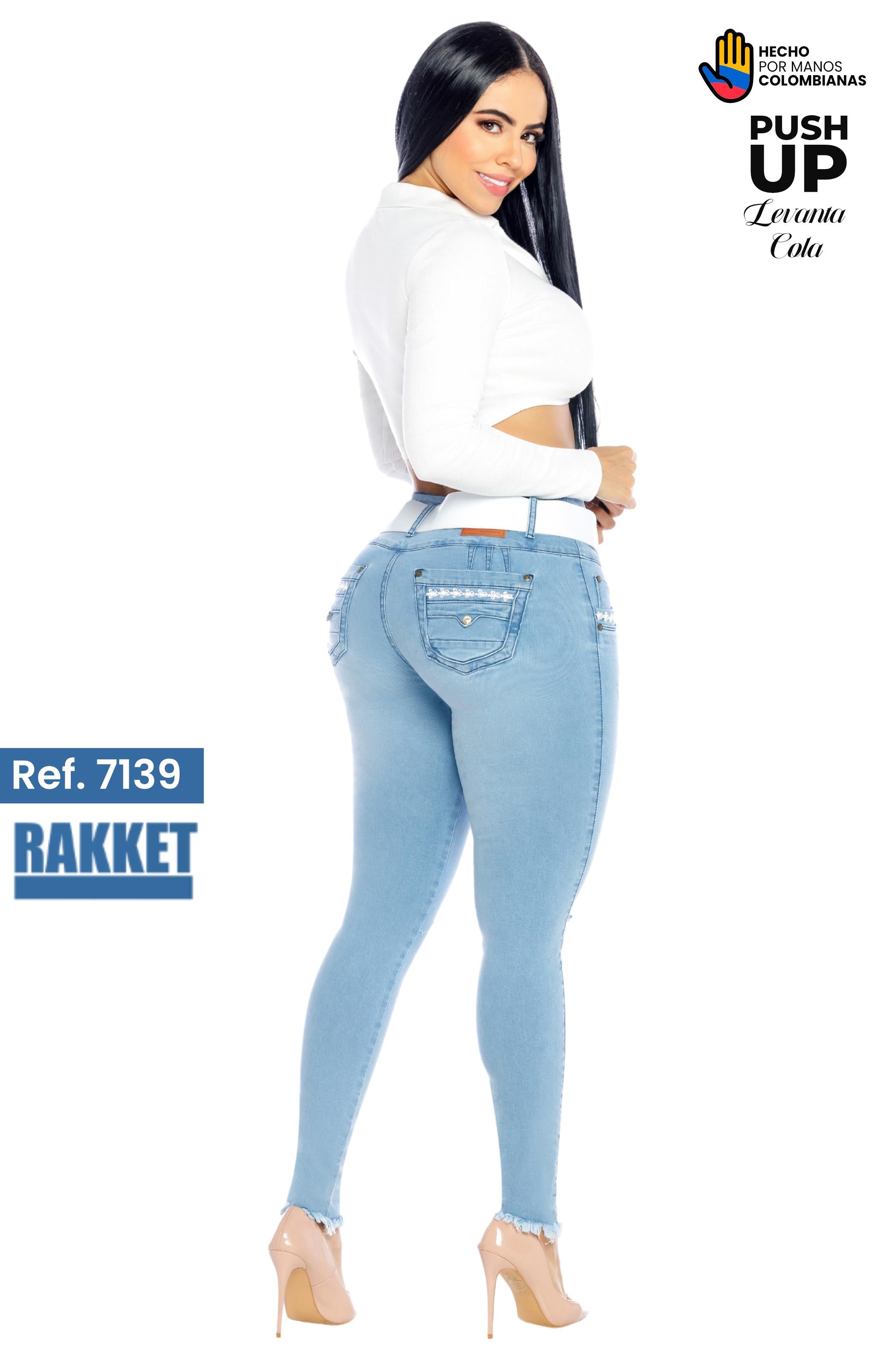 Ref. 006 -7139 Jean colombiano levantacola - Ropa Colombiana