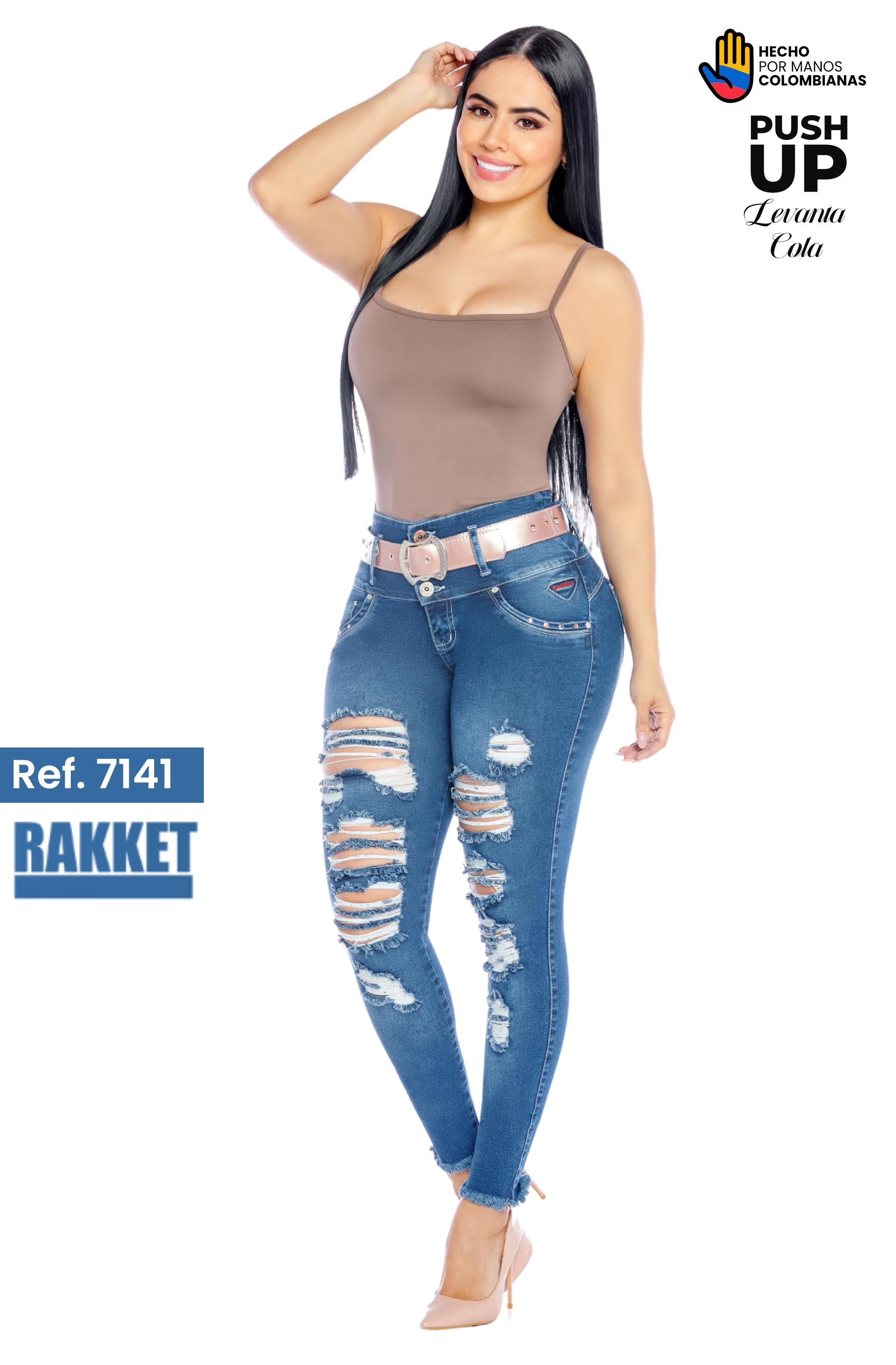 Ref. 006 -7141 Jean colombiano push up - Ropa Colombiana