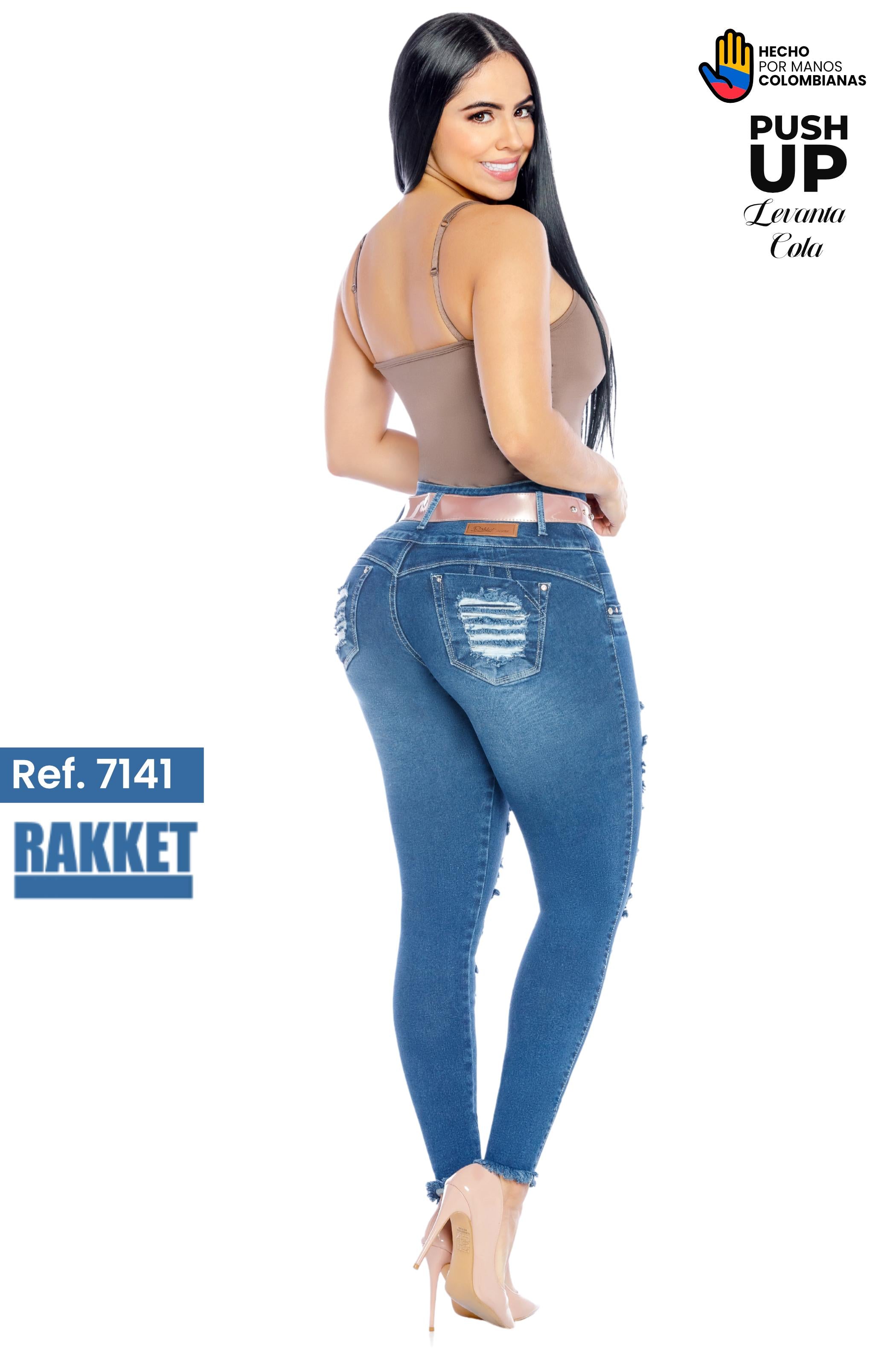 Ref. 006 -7141 Jean colombiano push up - Ropa Colombiana