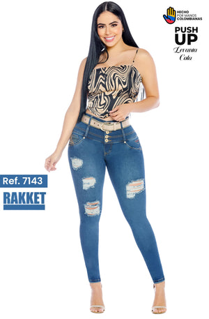 Ref. 006 -7143 Vaquero colombiano push up - Ropa Colombiana