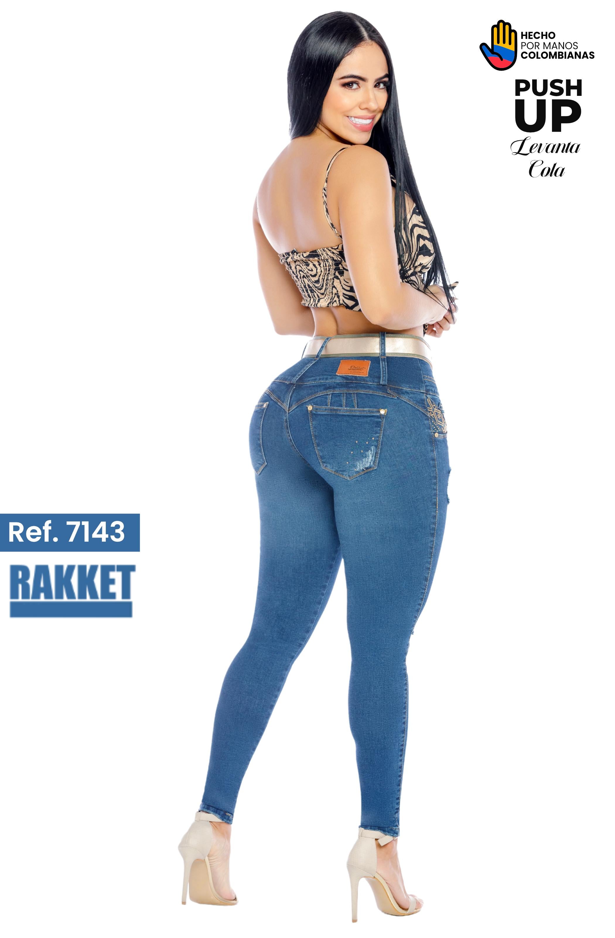 Ref. 006 -7143 Colombian push up jeans