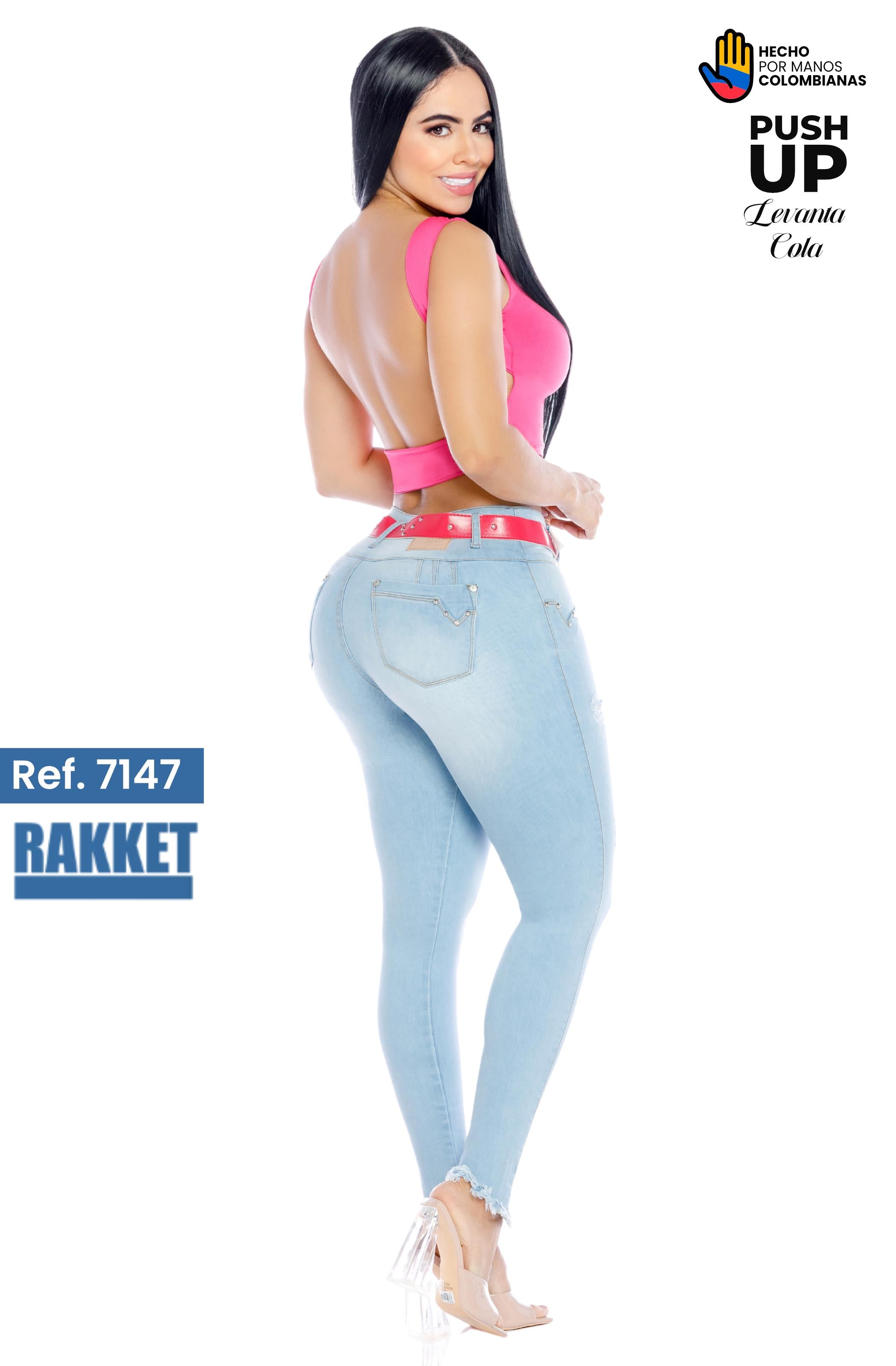 Ref. 006 -7147 Pantalon colombiano levantacola - Ropa Colombiana