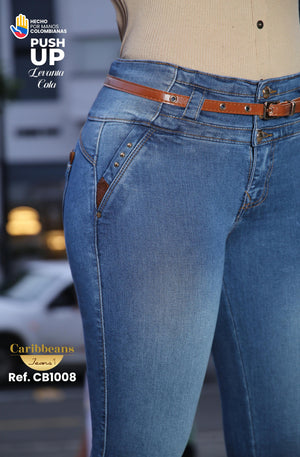 Ref. 041 -CB1008 Jeans Colombianos Push Up - Ropa Colombiana