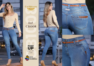 Ref. 041 -CB1008 Jeans Colombianos Push Up - Ropa Colombiana