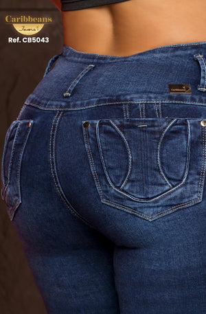 Ref. 041 -CB5043 Jean Levantacola - Ropa Colombiana