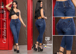 Ref. 041 -CB5043 Jean Levantacola - Ropa Colombiana