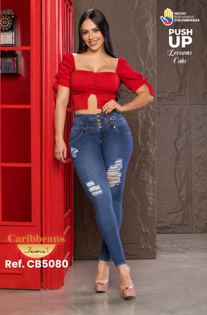 Ref. 041 -CB5080 Jean Push Up Colombiano - Ropa Colombiana