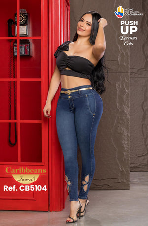 Ref. 041 -CB5104 Jean colombiano levantacola - Ropa Colombiana