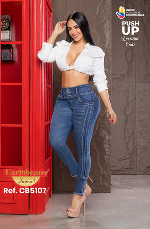 Ref. 041 -CB5107 Jean colombiano push up - Ropa Colombiana