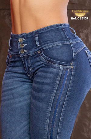 Ref. 041 -CB5107 Jean colombiano push up - Ropa Colombiana