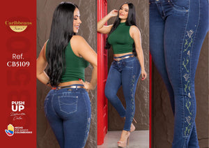 Ref. 041 -CB5109 Jean colombiano levantacola - Ropa Colombiana