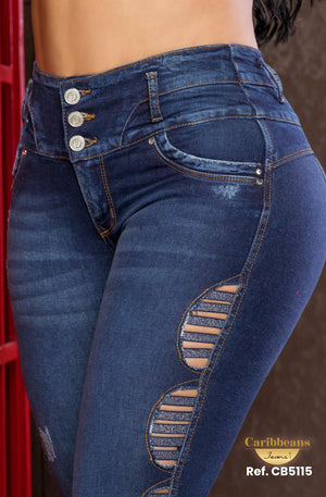 Ref. 041 -CB5115 Jean Push Up Levantacola Colombiano - Ropa Colombiana