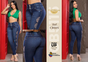 Ref. 041 -CB5115 Jean Push Up Levantacola Colombiano - Ropa Colombiana
