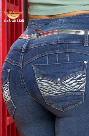 Ref. 041 -CB5125 Jean colombiano push up - Ropa Colombiana
