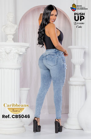 Ref. 041 -CB5046 Jean Levanta cola de moda - Ropa Colombiana