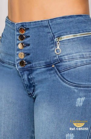 Ref. 041 -CB5051 Jean Levanta cola de moda - Ropa Colombiana