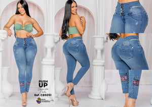 Ref. 041 -CB5051 Jean Levanta cola de moda - Ropa Colombiana