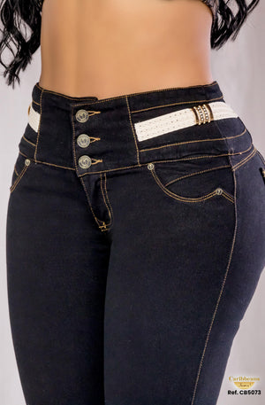 Ref. 041 -CB5073 Pantalón Vaquero Push Up para Dama - Ropa Colombiana