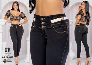 Ref. 041 -CB5073 Pantalón Vaquero Push Up para Dama - Ropa Colombiana