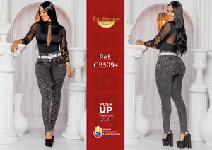 Ref. 041 -CB5094 Jean colombiano push up - Ropa Colombiana