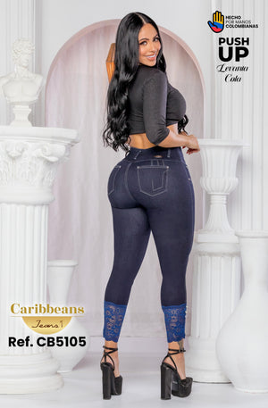Ref. 041 -CB5105 Jean colombiano push up - Ropa Colombiana