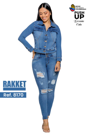 Ref. 006 -8170 Conjunto Colombiano Levantacola - Ropa Colombiana