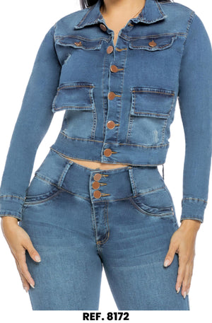 Ref. 006 -8172 Conjunto Colombiano Levantacola - Ropa Colombiana