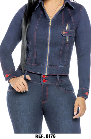 Ref. 006 -8176 Conjunto Colombiano Levantacola - Ropa Colombiana