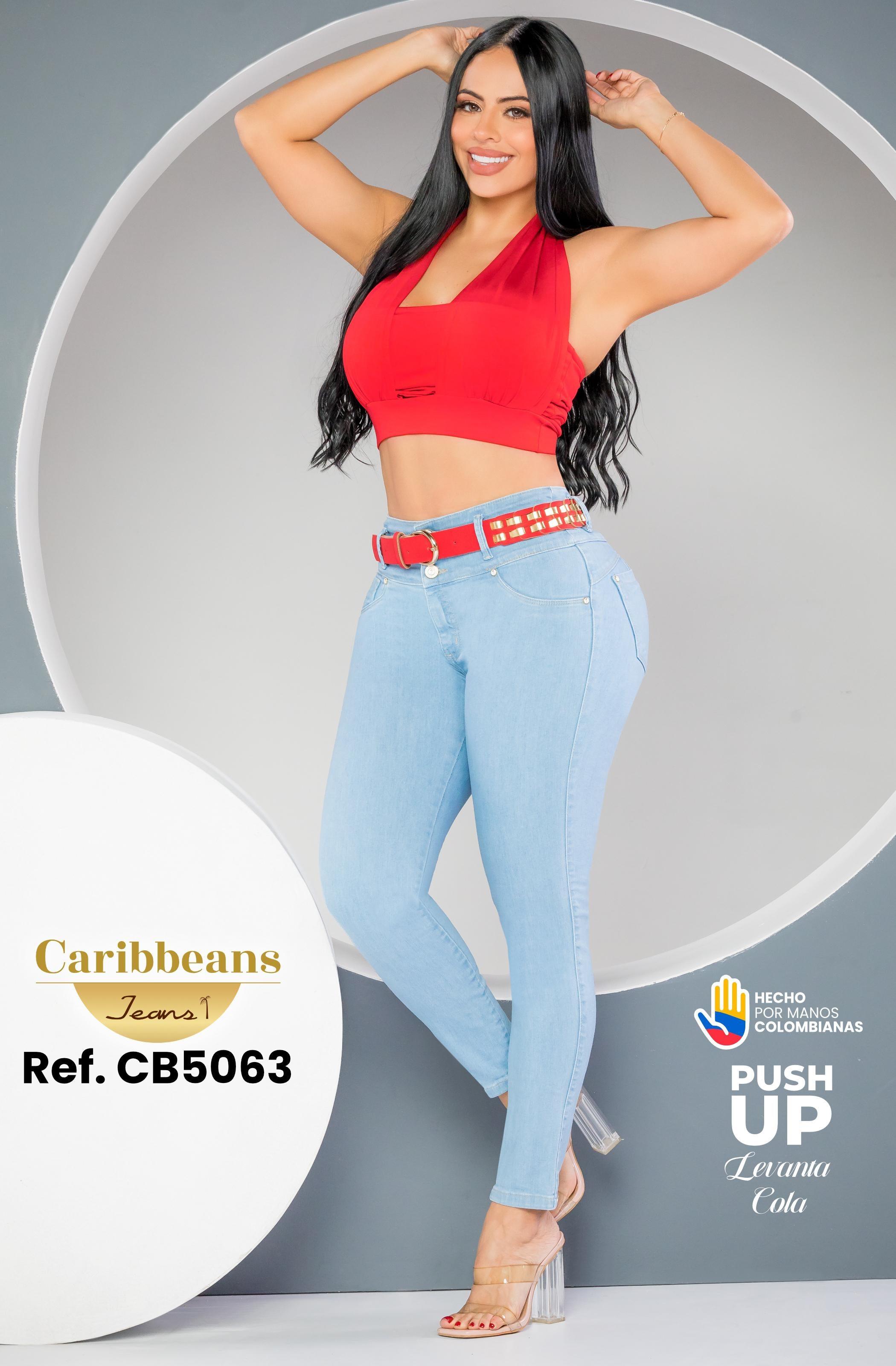 Ref. 041 -CB5063 Jean Levanta cola Colombiano - Ropa Colombiana
