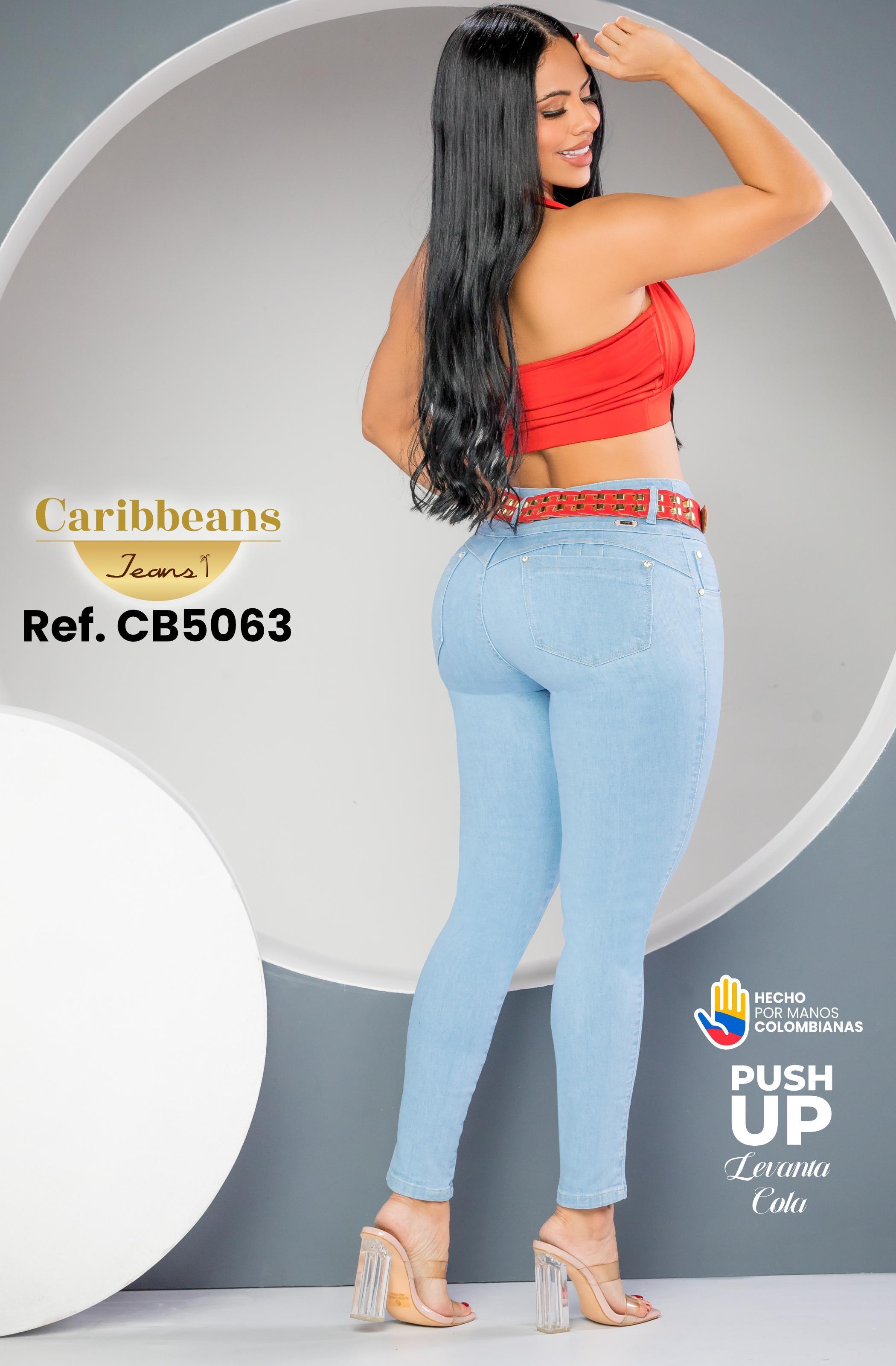 Ref. 041 -CB5063 Jean Levanta cola Colombiano - Ropa Colombiana