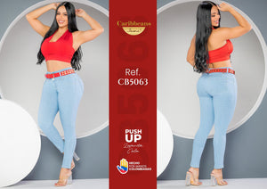 Ref. 041 -CB5063 Jean Levanta cola Colombiano - Ropa Colombiana