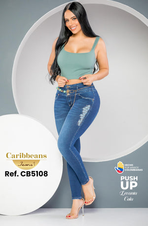 Ref. 041 -CB5108 Jean colombiano levantacola - Ropa Colombiana