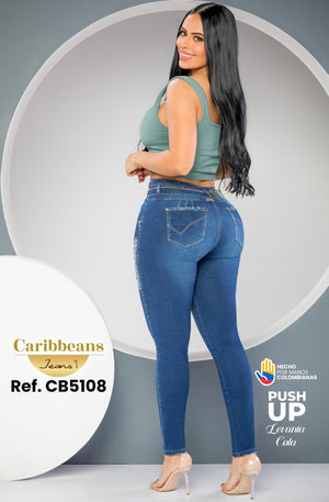 Ref. 041 -CB5108 Jean colombiano levantacola - Ropa Colombiana
