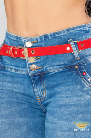 Ref. 041 -CB5117 Jean colombiano levantacola - Ropa Colombiana