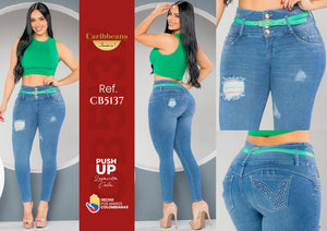 Ref. 041 -CB5137 Jean Push Up Colombiano - Ropa Colombiana