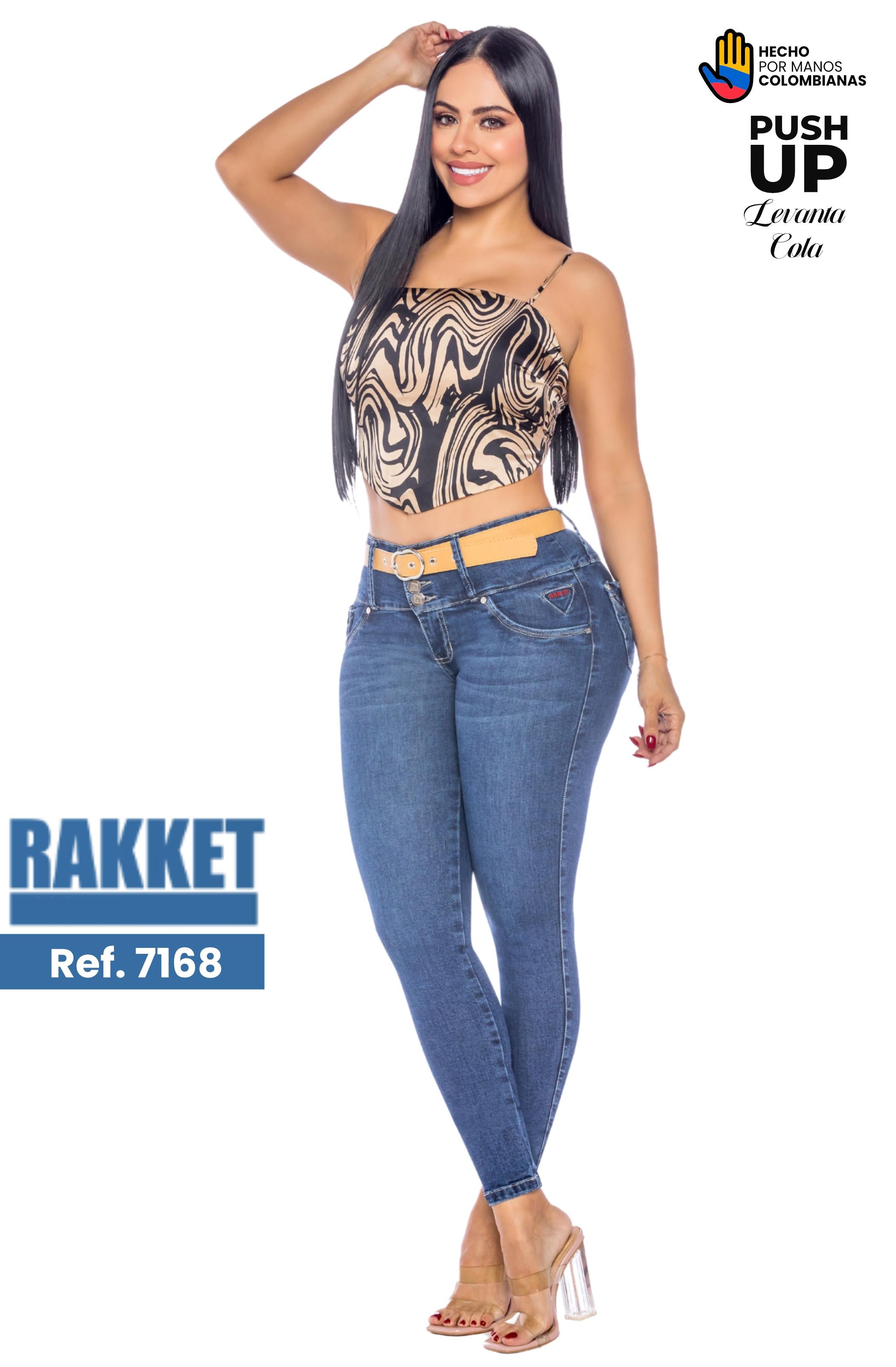 Ref. 006 -7168 Jeans Colombianos Levantacola