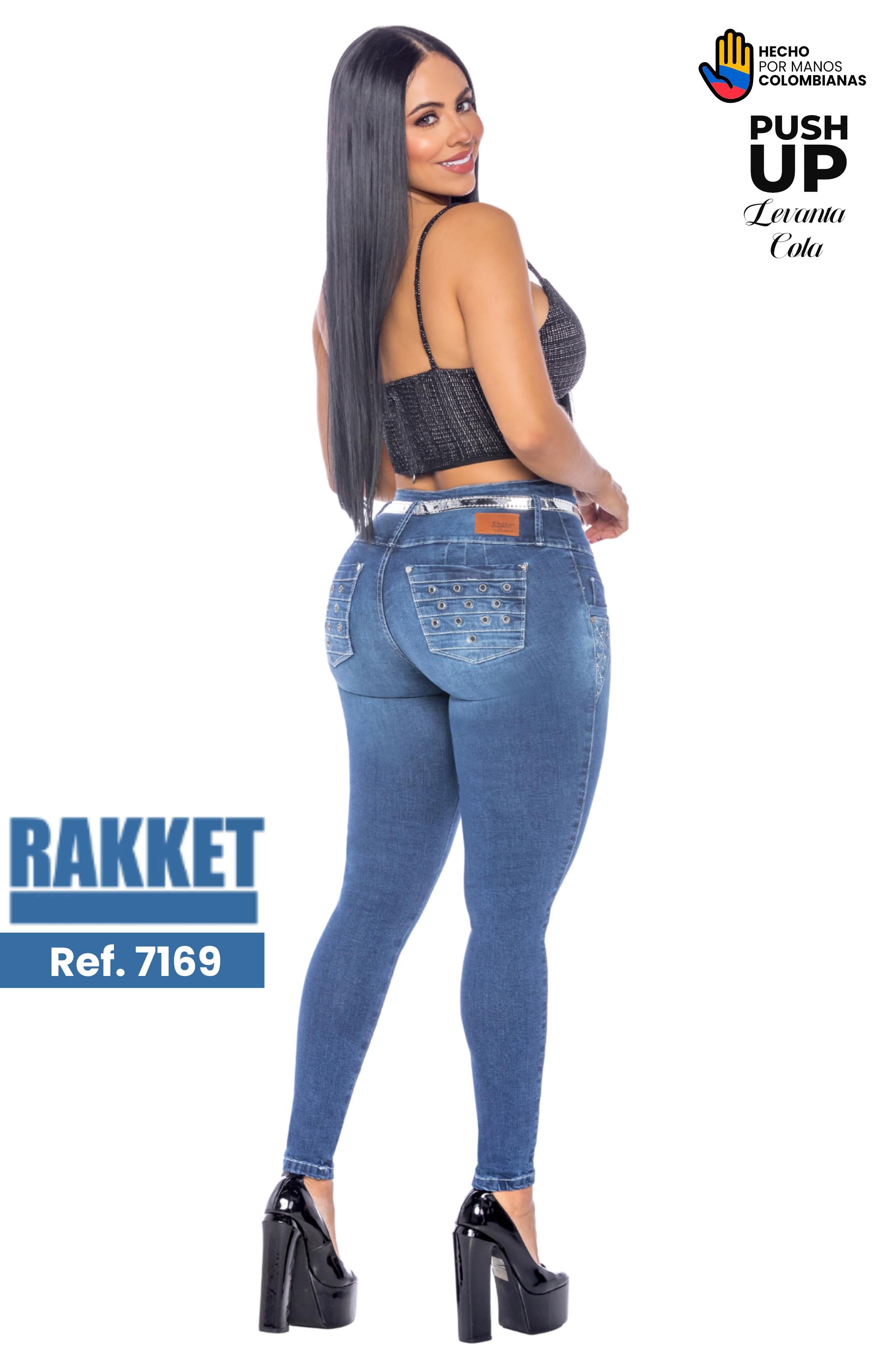 Ref. 006 -7169 Jeans Colombianos Levantacola - Ropa Colombiana