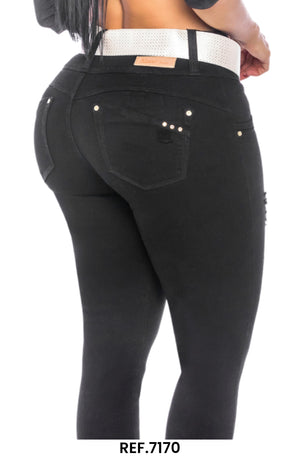 Ref. 006 -7170 Jeans Colombianos Levantacola - Ropa Colombiana