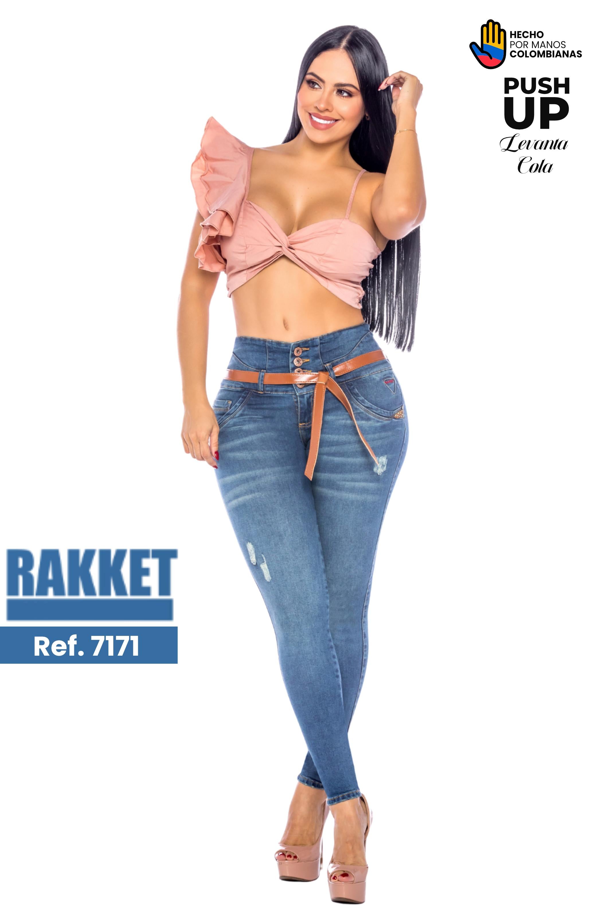 Ref. 006 -7171 Jeans Colombianos Levantacola - Ropa Colombiana