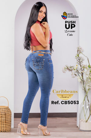 Ref. 041 -CB5053 Jean levantacola colombiano - Ropa Colombiana