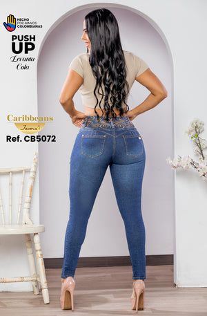 Ref. 041 -CB5072 Pantalón Vaquero Push Up para Dama - Ropa Colombiana