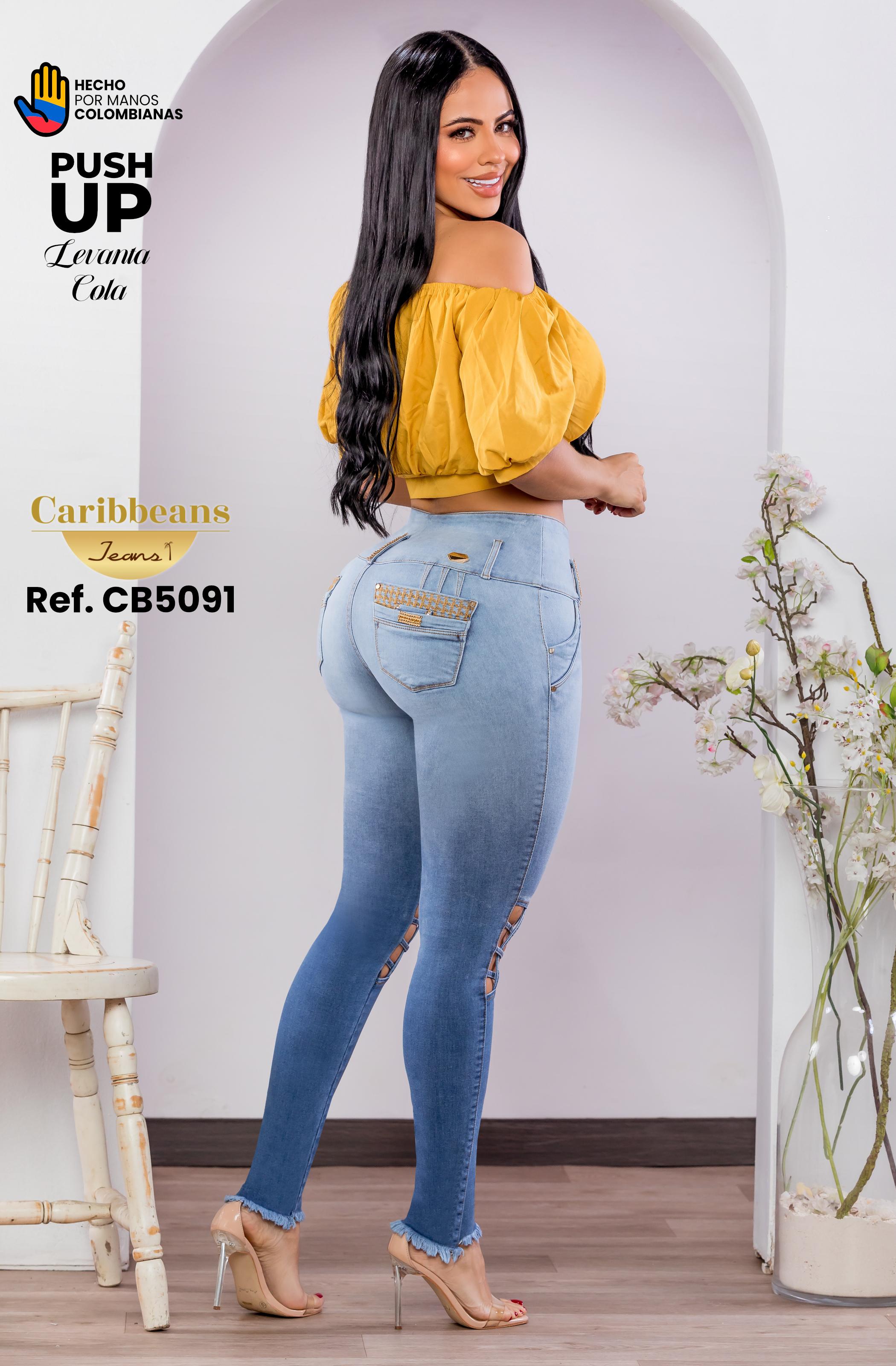 Ref. 041 -CB5091 Pantalon colombiano levantacola - Ropa Colombiana