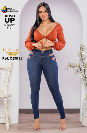Ref. 041 -CB5126 Jean colombiano levantacola - Ropa Colombiana